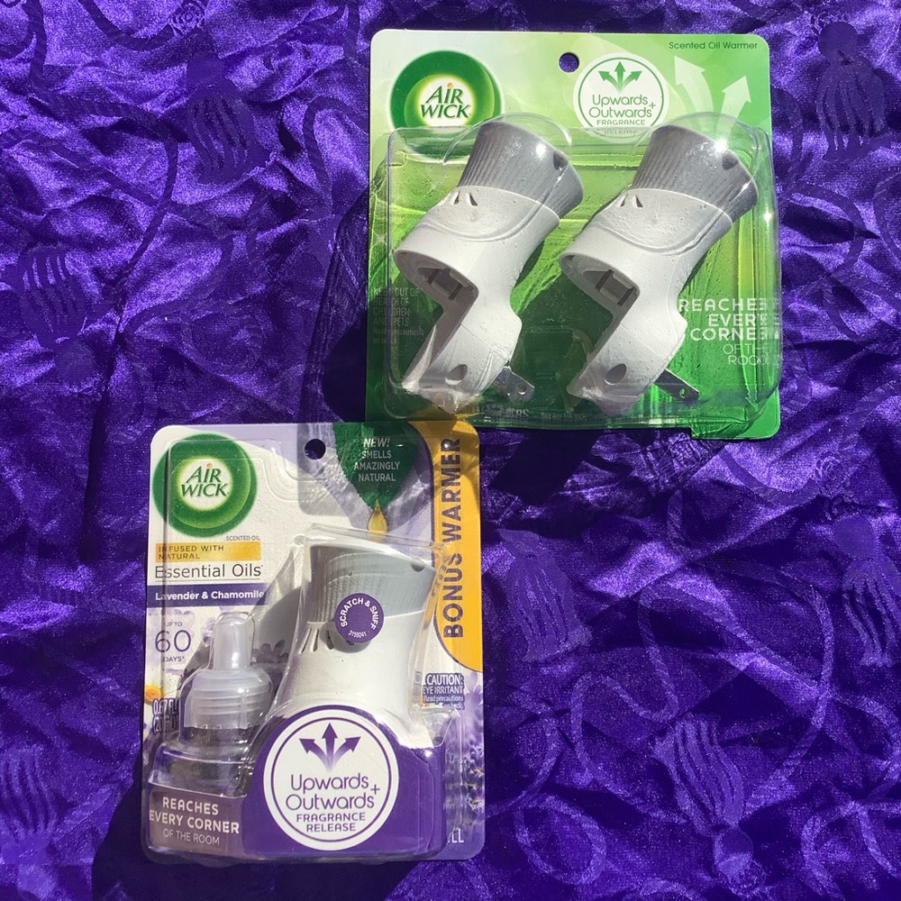 Air Wick Air Freshener Warmer and Oil Lavender Set